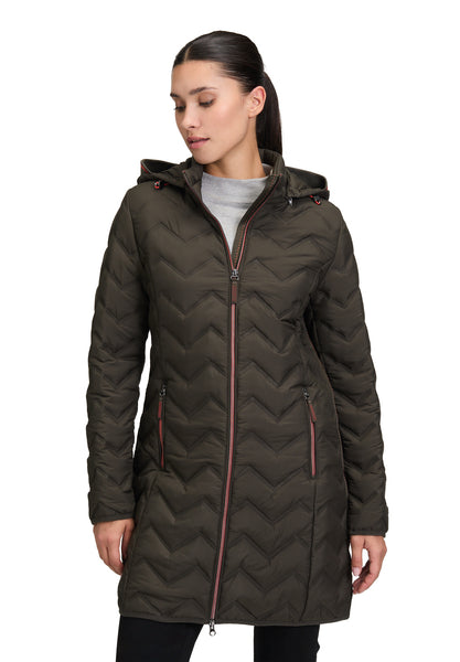 Padded Coat in 3/4 Length