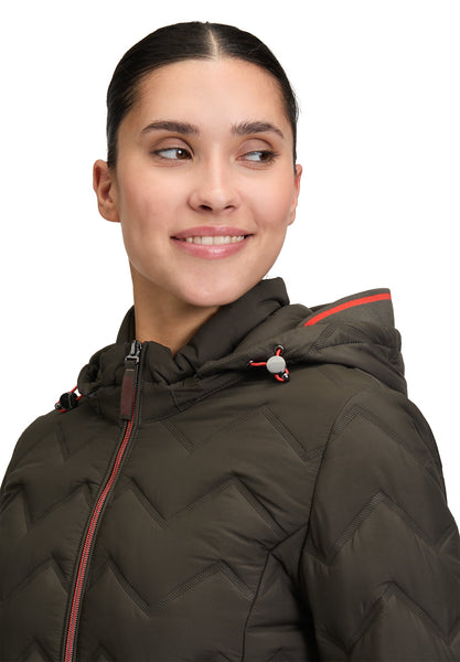 Padded Coat in 3/4 Length
