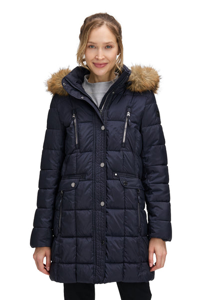 Navy Padded Coat