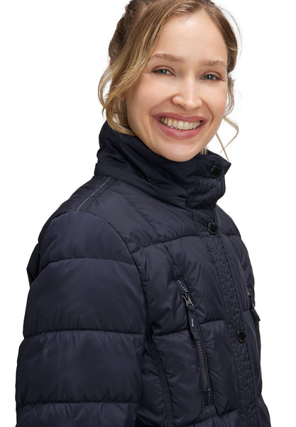 Navy Padded Coat