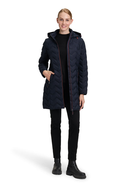Padded Coat in 3/4 Length