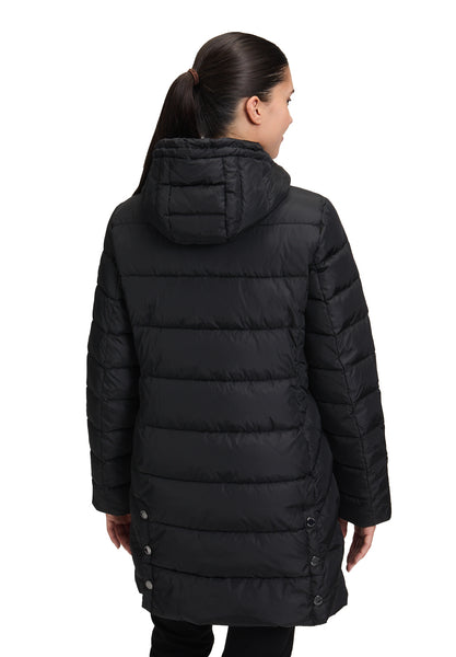 Quilted Coat with Hood