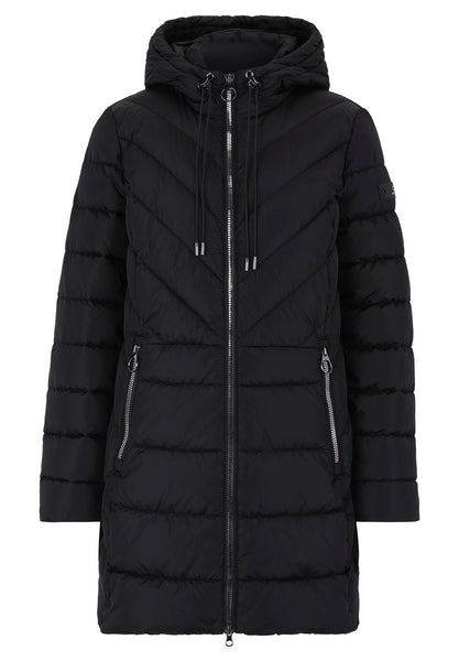 Quilted Coat with Hood
