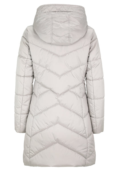 Padded Coat with Faux-Fur Lined Hood