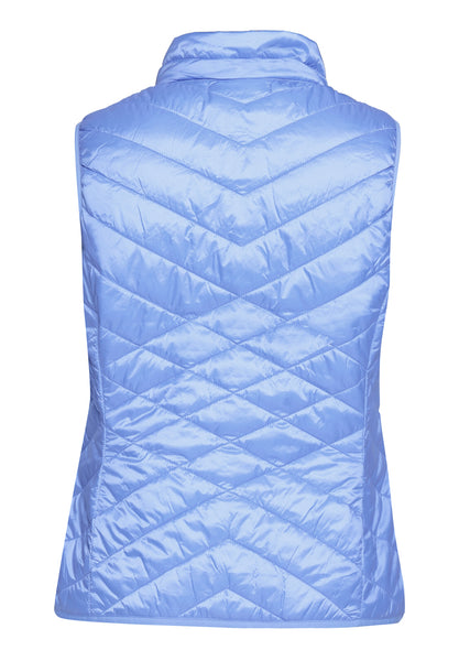 Padded Vest in Sky Blue