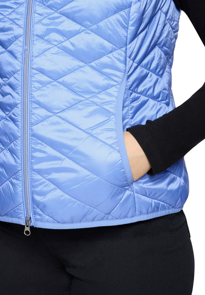 Padded Vest in Sky Blue