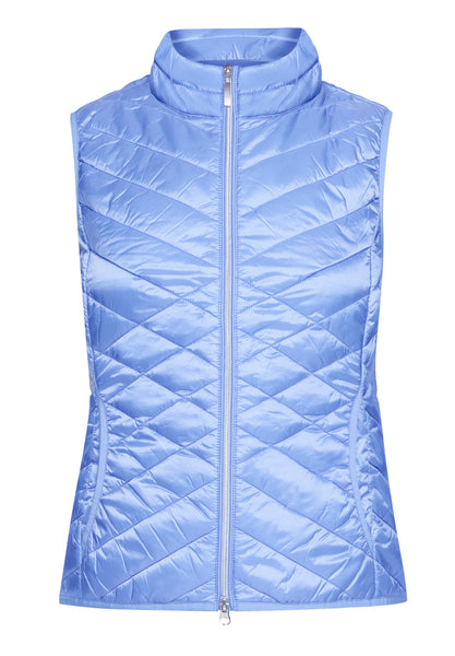 Padded Vest in Sky Blue