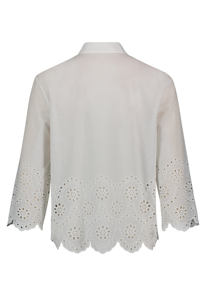Blouse with Broderie Anglaise