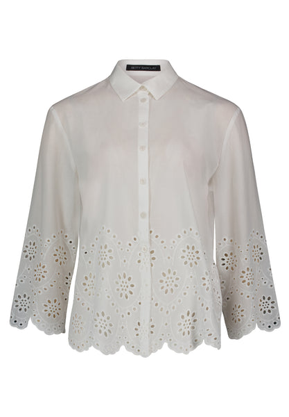 Blouse with Broderie Anglaise