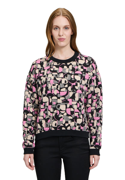 Sweatshirt Top with Print