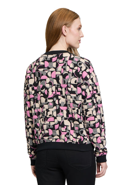Sweatshirt Top with Print