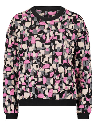 Sweatshirt Top with Print