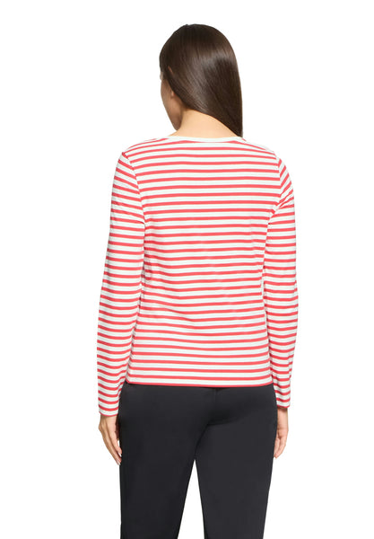 Long-Sleeve Striped Top