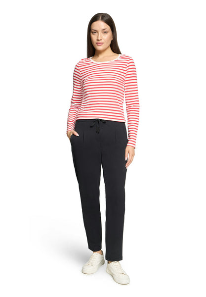 Long-Sleeve Striped Top