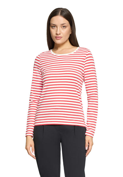 Long-Sleeve Striped Top