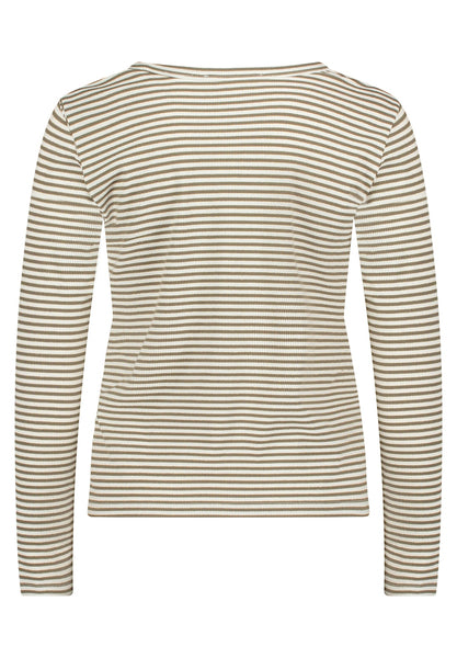 Long-Sleeve Striped Top