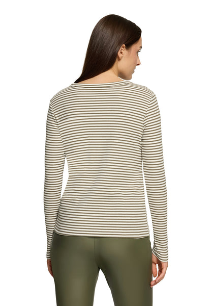 Long-Sleeve Striped Top