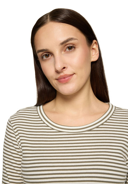 Long-Sleeve Striped Top