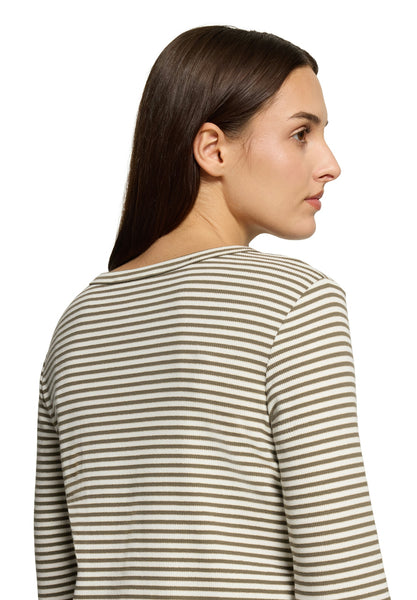 Long-Sleeve Striped Top