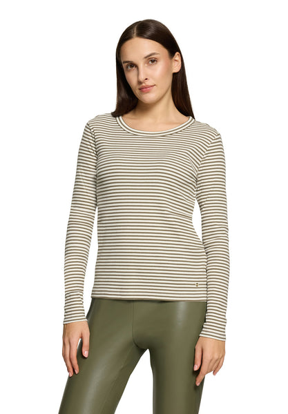 Long-Sleeve Striped Top