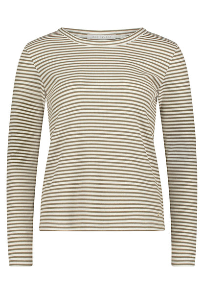 Long-Sleeve Striped Top