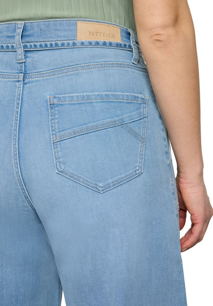 Wide-Leg Denims with Tie Belt