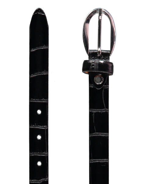 Leather Belt in Black