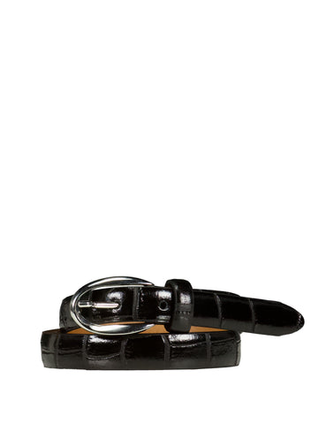 Leather Belt in Black