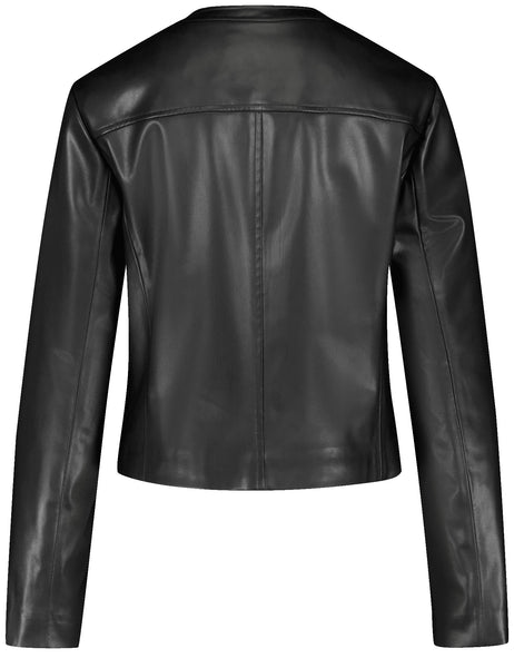 Faux Leather Jacket