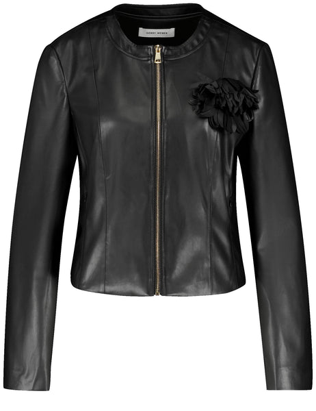 Faux Leather Jacket