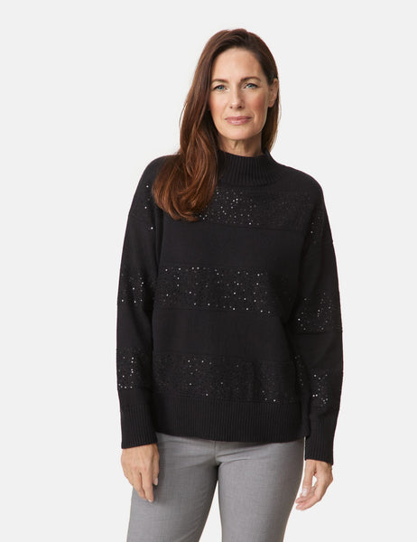 Jumper with Sequin HIghlights