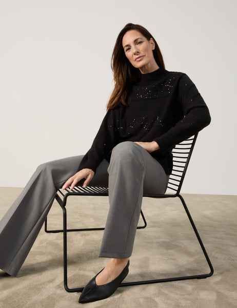 Jumper with Sequin HIghlights