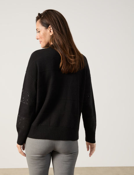 Jumper with Sequin HIghlights