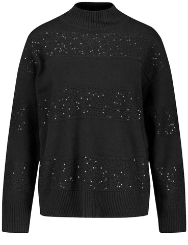 Jumper with Sequin HIghlights