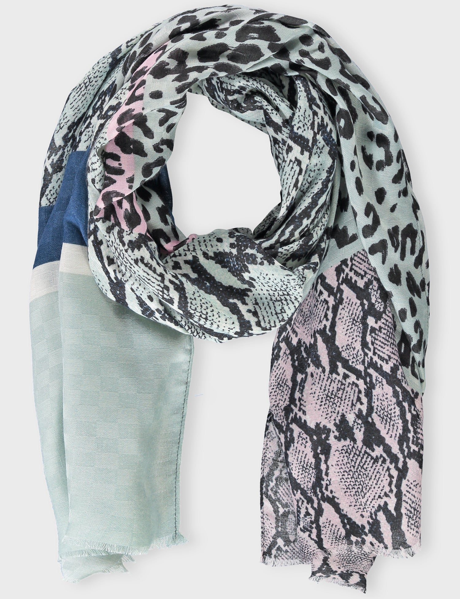 Scarf with Animal Print