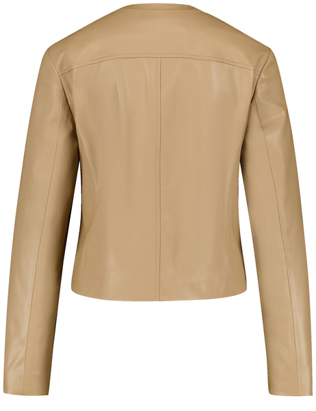 Faux Leather Jacket