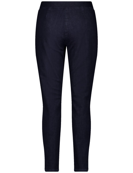 Cropped Skinny Jeans with Stretch