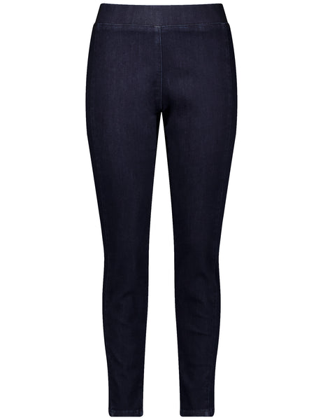 Cropped Skinny Jeans with Stretch