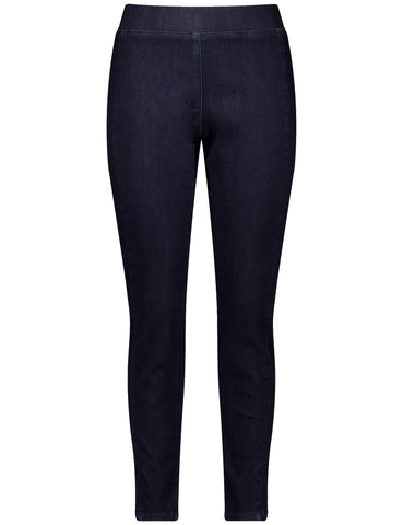 Cropped Skinny Jeans with Stretch