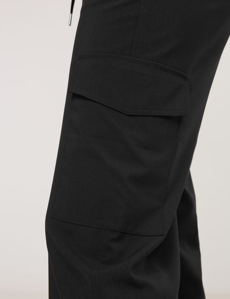 Wide-Leg Pull-On Pants
