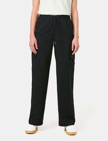 Wide-Leg Pull-On Pants
