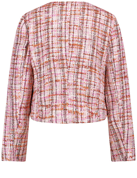 Bouclé Checked Jacket
