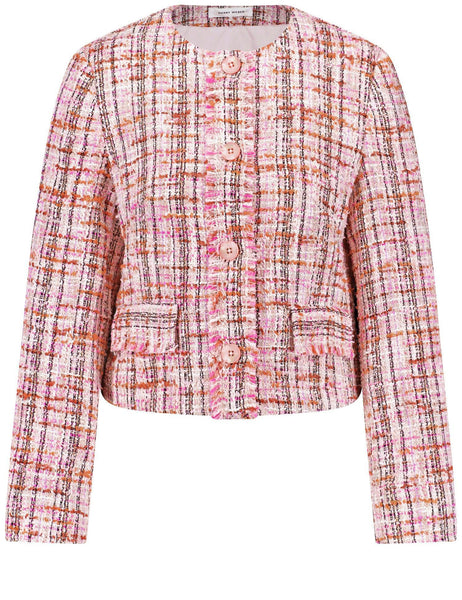 Bouclé Checked Jacket