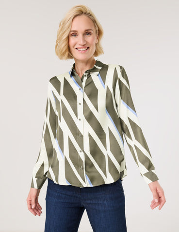 Abstract Print Blouse