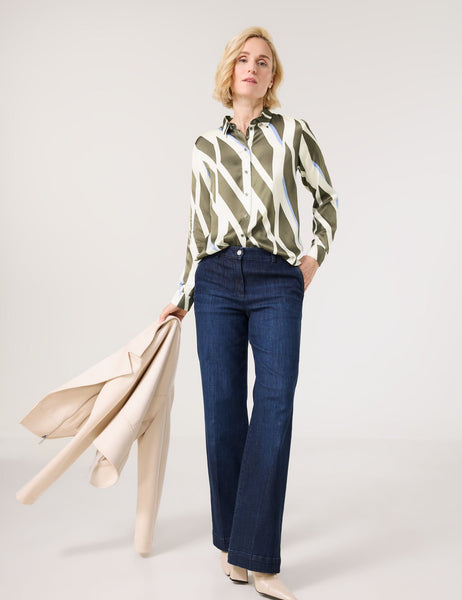 Abstract Print Blouse