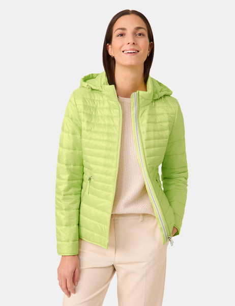 Quilted Jacket with Hood