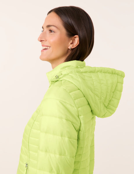 Quilted Jacket with Hood