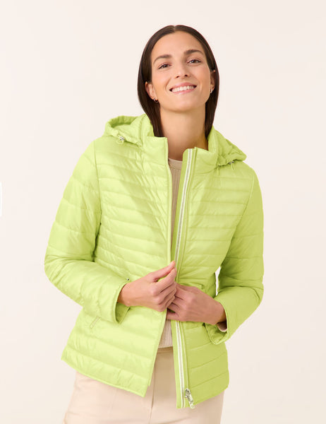 Quilted Jacket with Hood