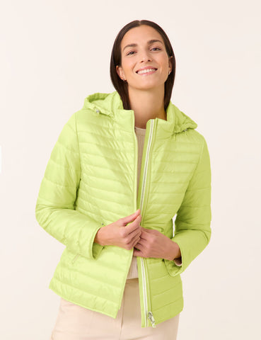 Quilted Jacket with Hood