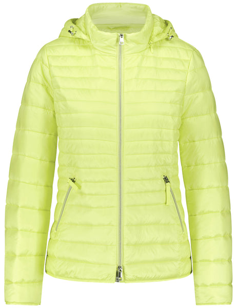 Quilted Jacket with Hood